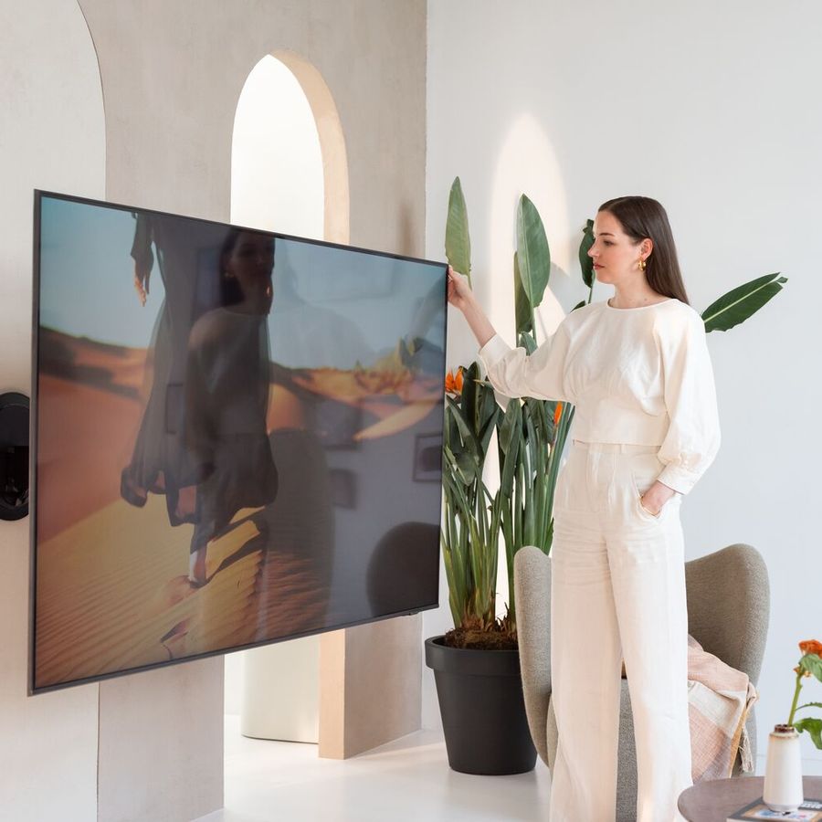Die optimale Höhe für den Fernseher an der Wand Vogel