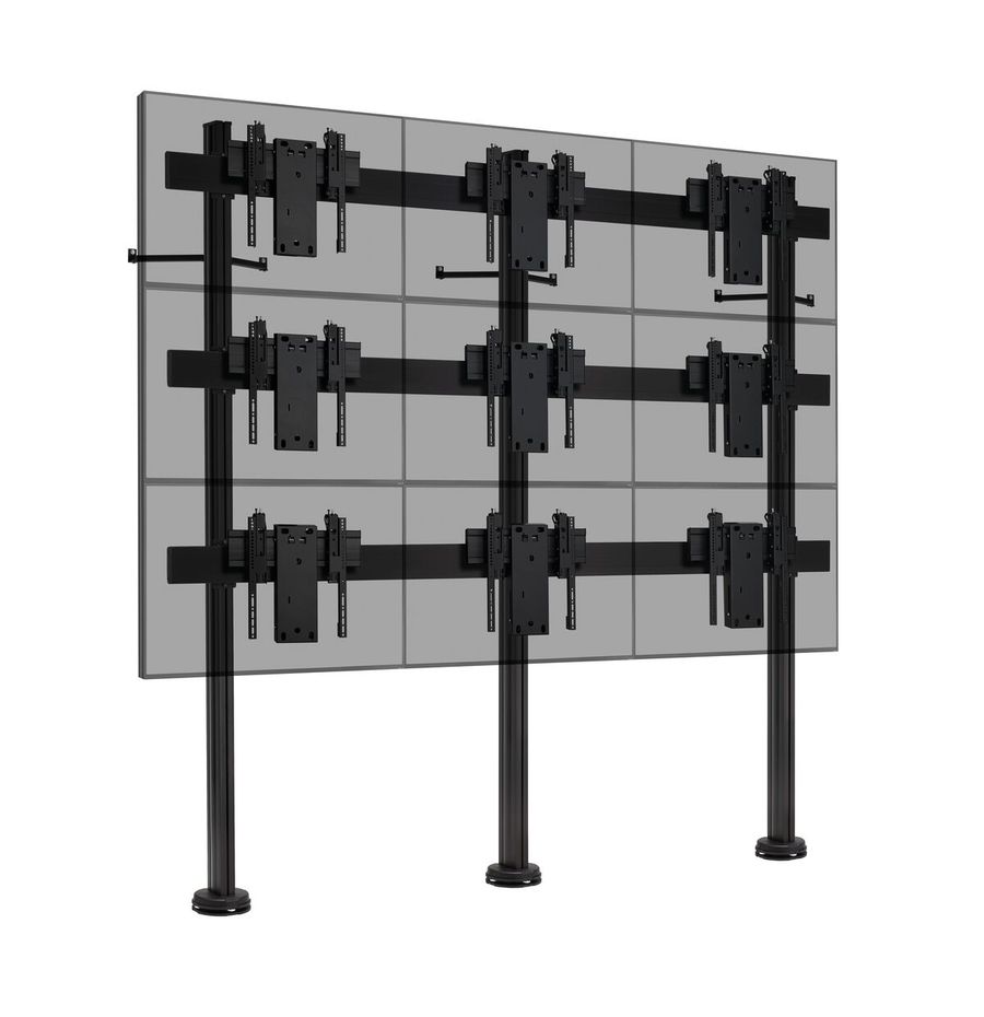LCD Video Wall Installation Made Easy with Pop-Out Mounts | Vogel's
