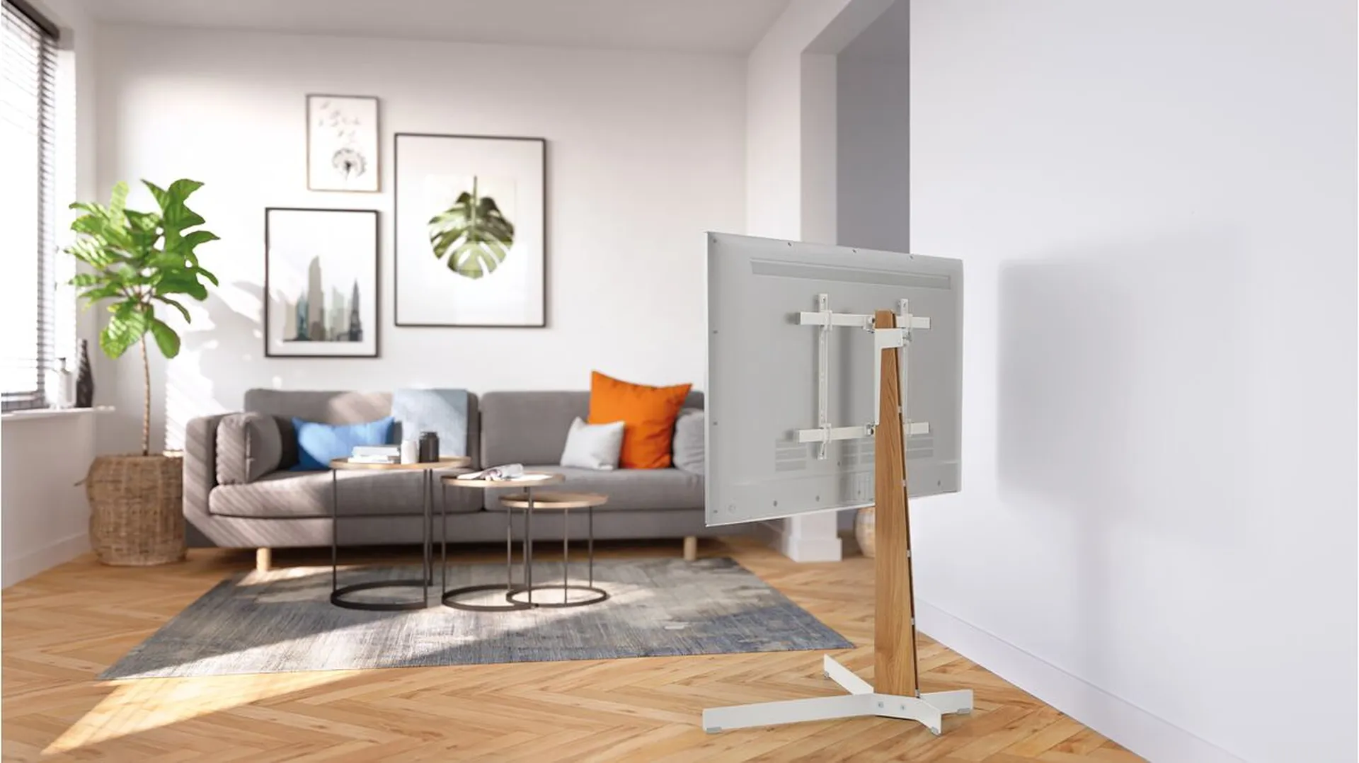 Ein weißer TV-Ständer TVS 3695 | Vogel's