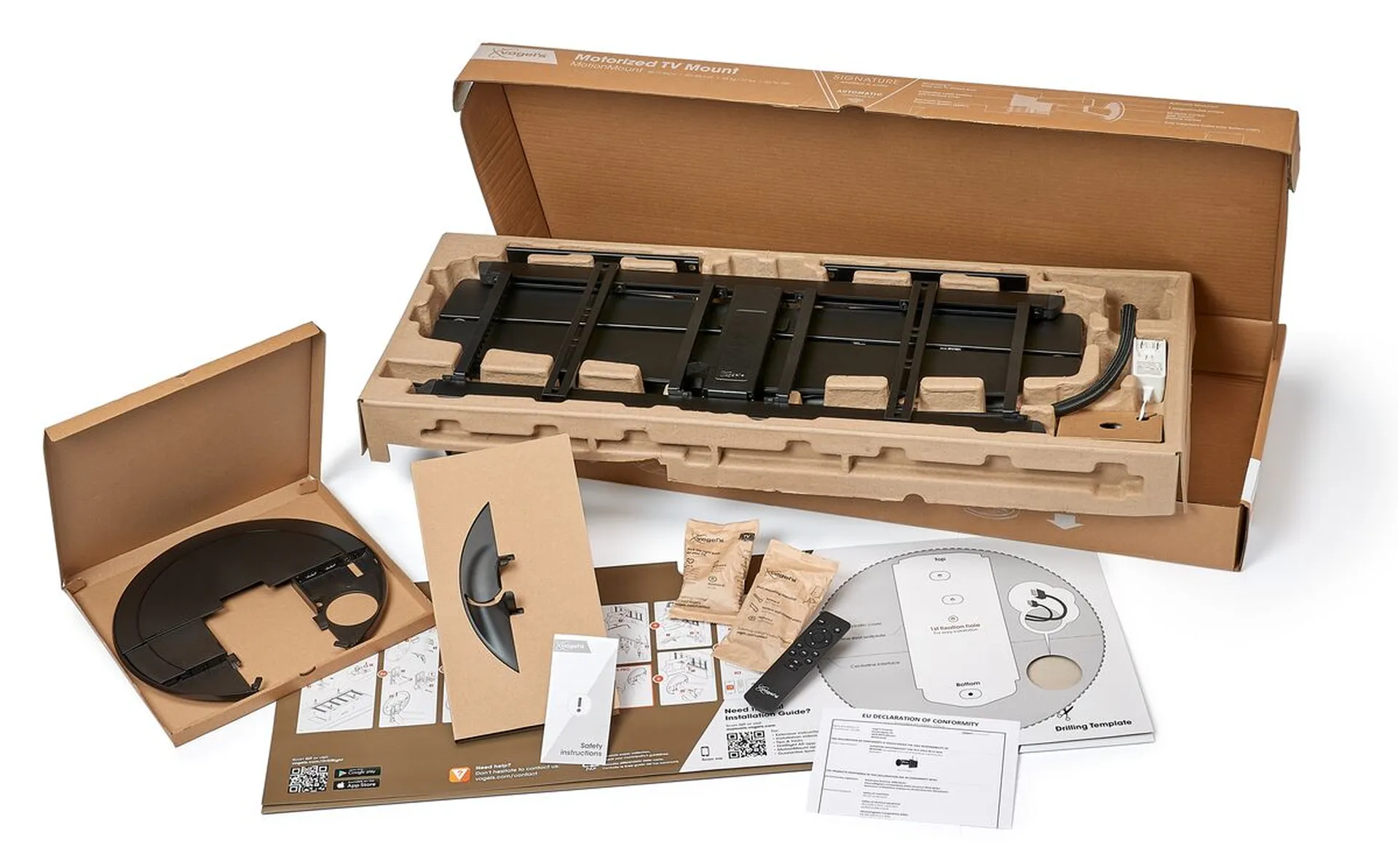 Motorized TV wall mount PRO unboxing | Vogel's