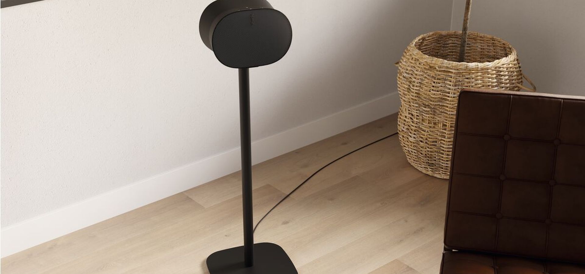 Sonos Era speaker floor stand livingroom | Vogel's