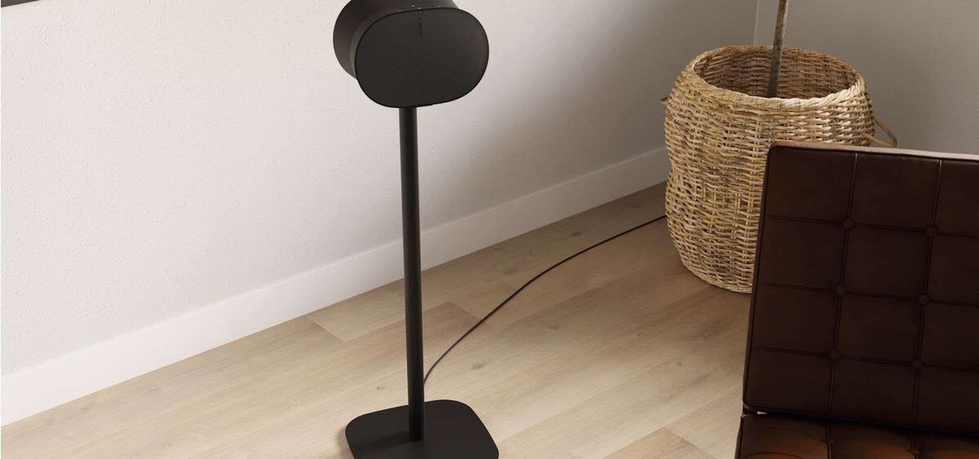 Sonos Era speaker floor stand livingroom | Vogel's