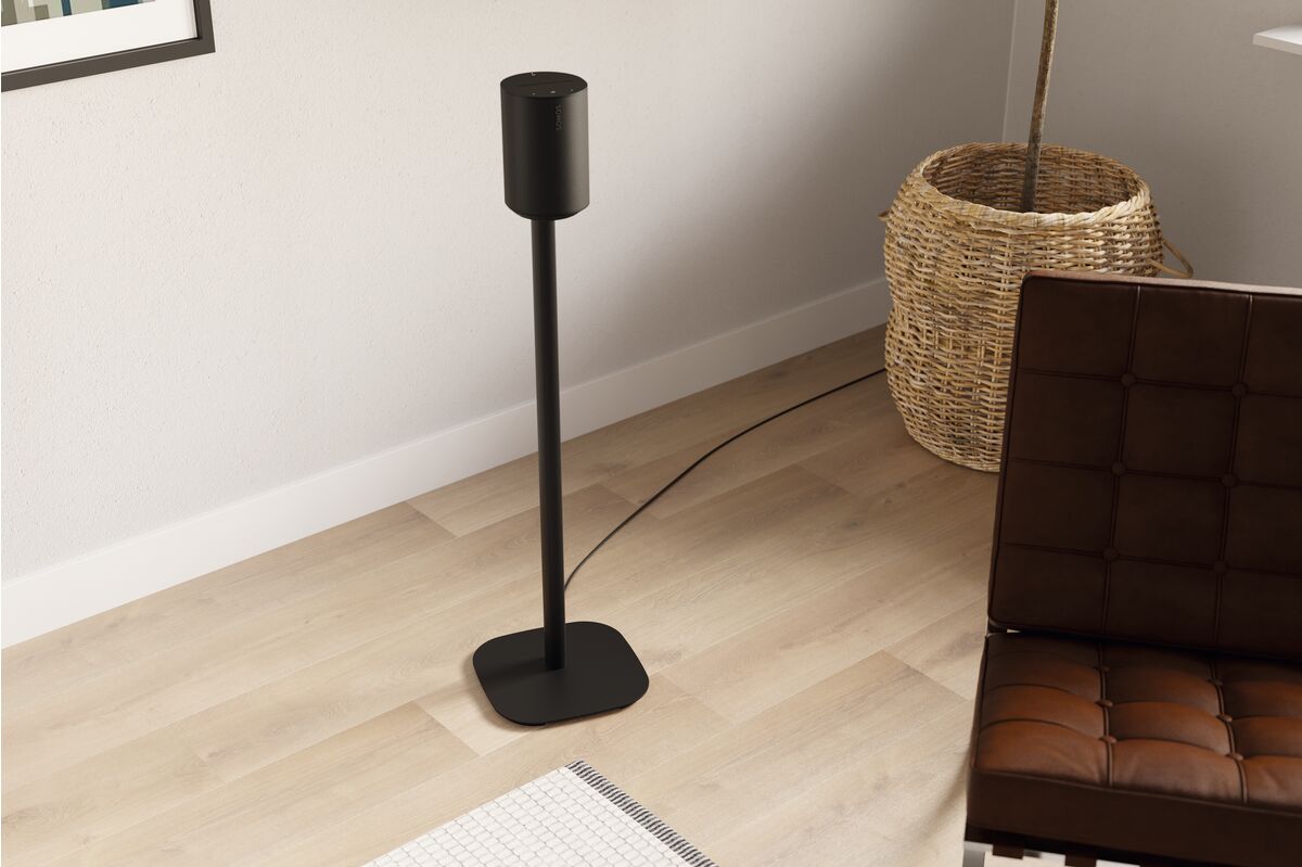 Tischständer Für Sonos Era 300 – Aus Holz & Metall, Rutschfest, Optimiert Klang (Weiß)