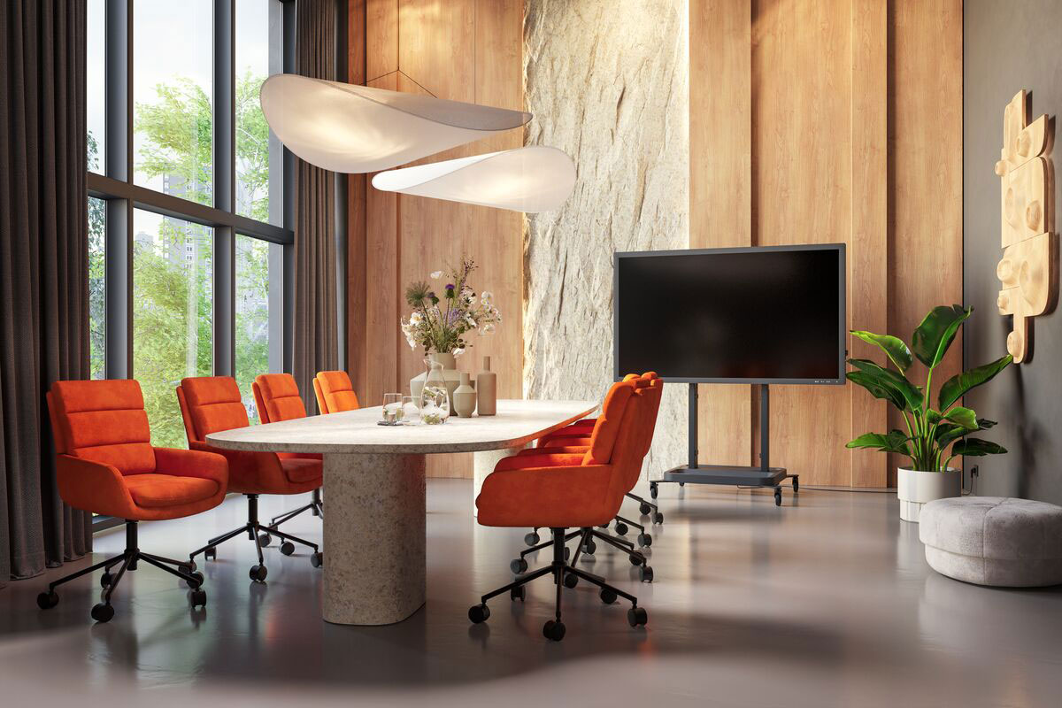 RISE Directcontrol Motorized Display conference room 1200