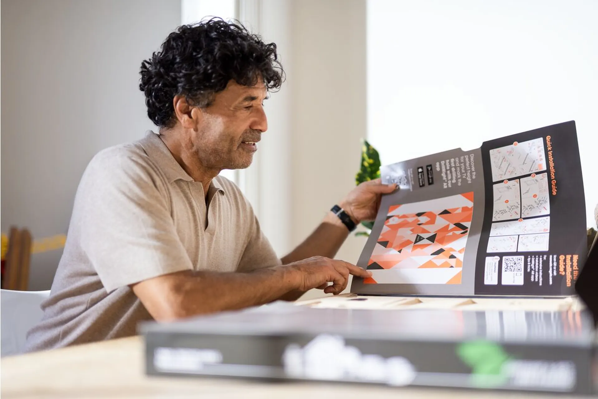 Mounting materials and  drilling template included for easy installation | Vogel's