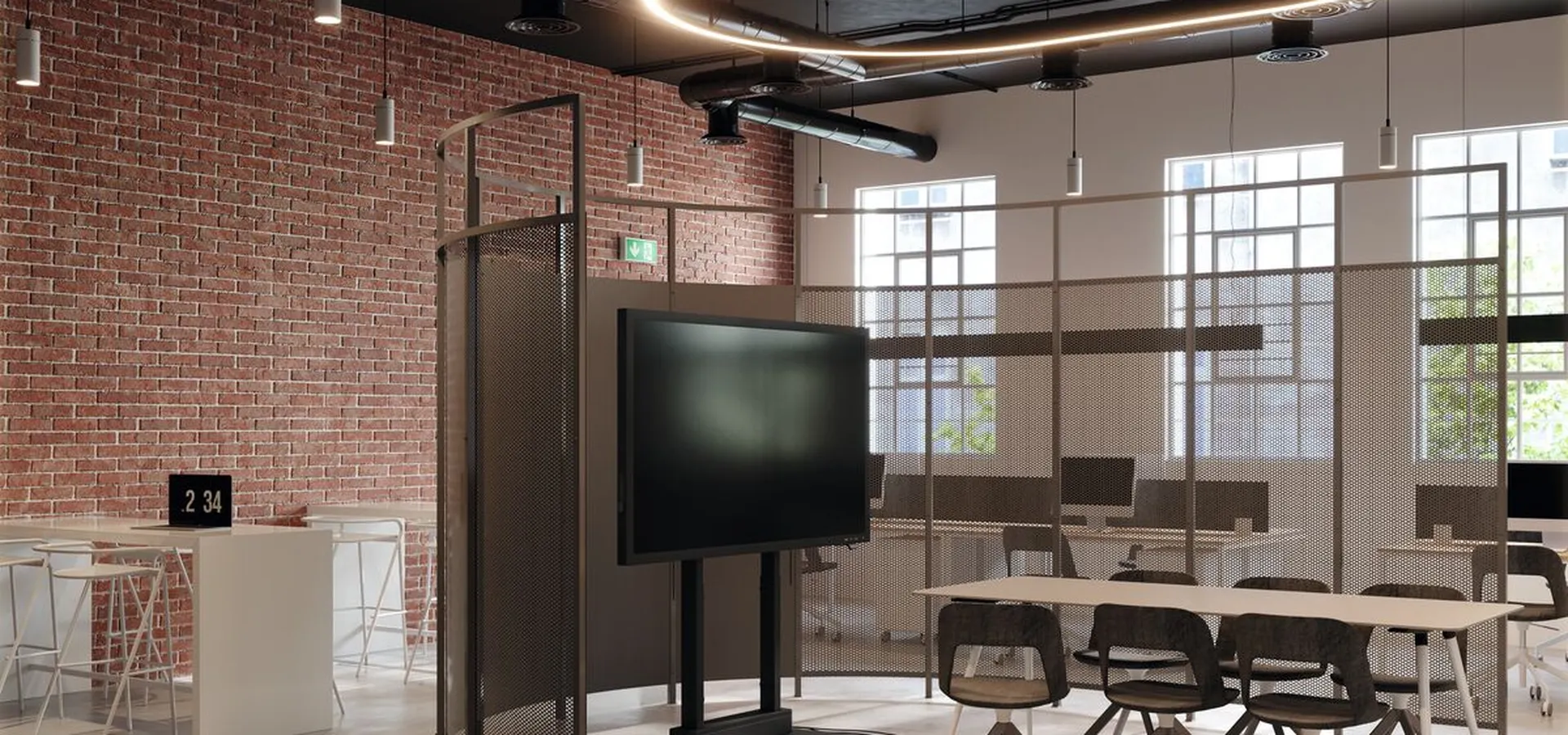 RISE 4105 floor stand ideal for corporate environments  | Vogel's