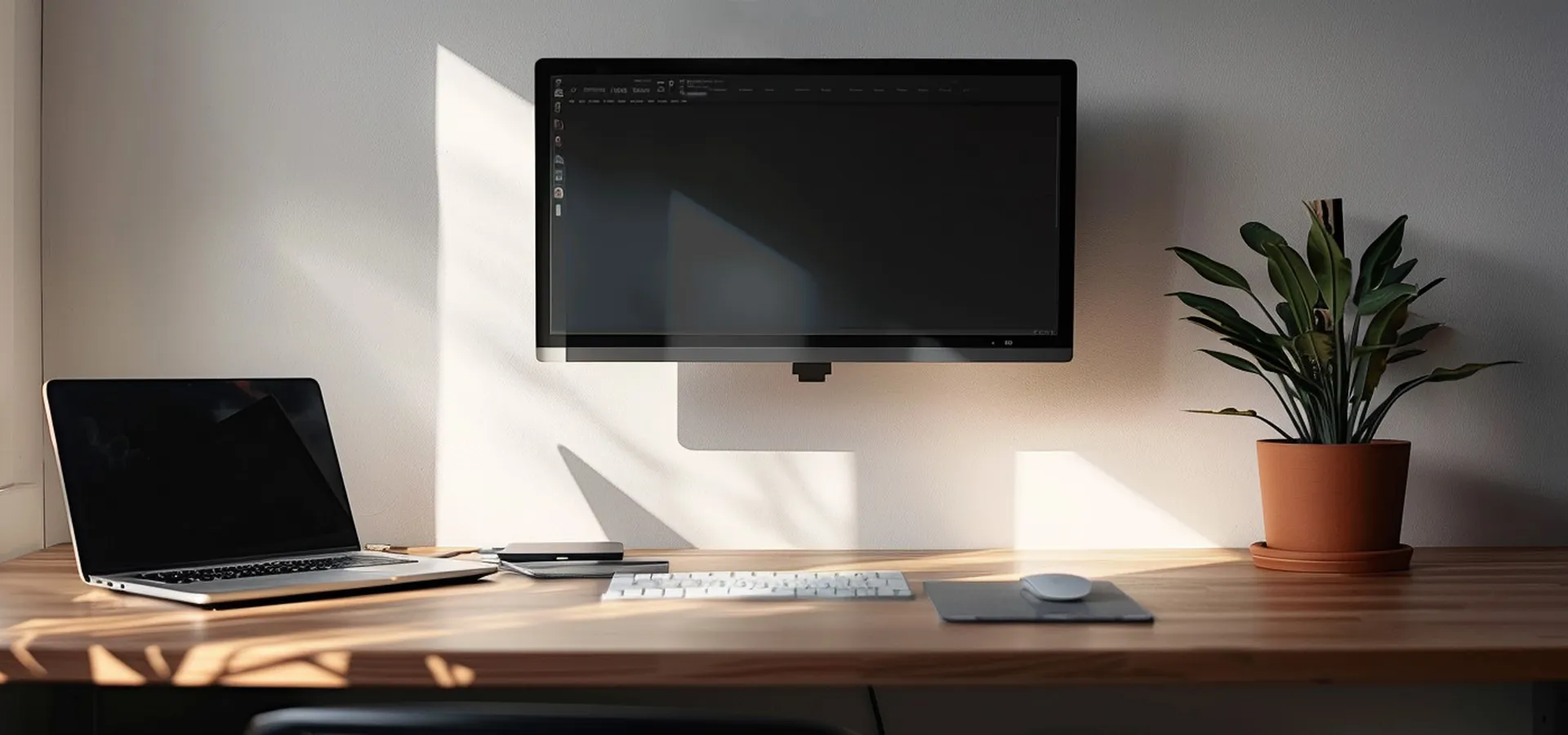 Monitor-Wandhalterung büro