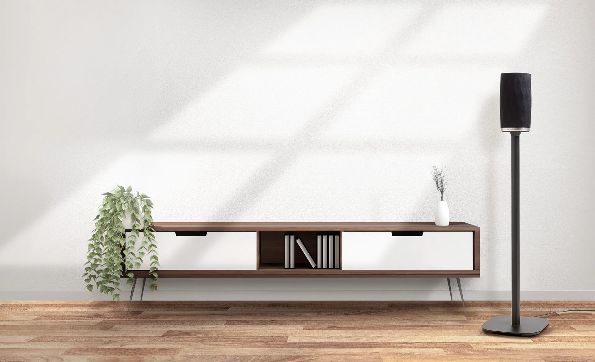 Die Lautsprecherhalterungen und Standfüße von Vogel's haben ein minimalistisches Design | Vogel's