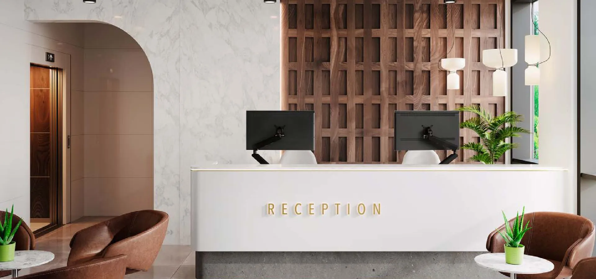 MOMO at reception hospitality branche | Vogel's