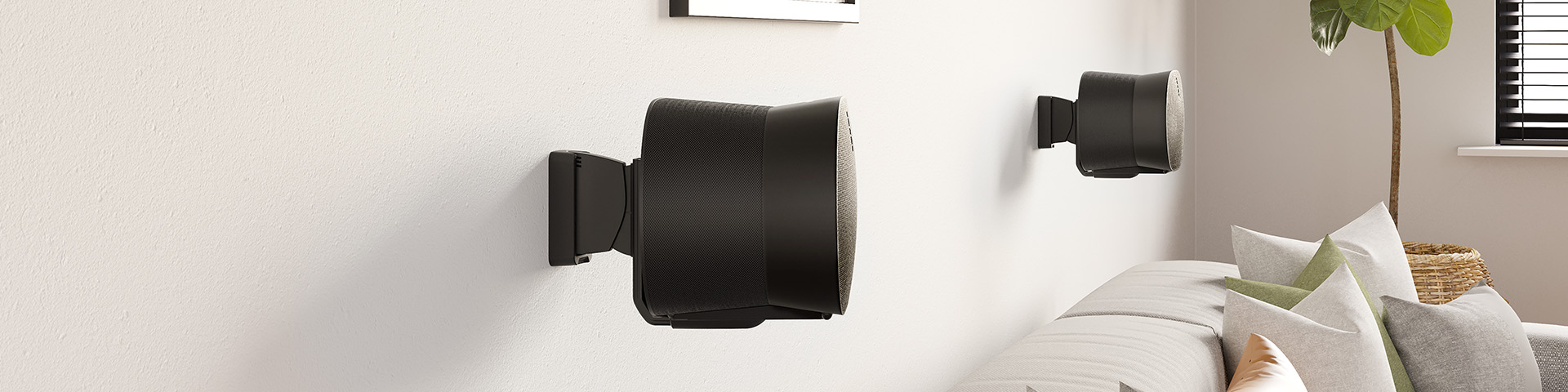 Staffa Per Montaggio A Parete Per Altoparlanti Bowers & Wilkins Formation Wedge: Supporto Metallico Design Nascosto, Risparmio Spazio, Installazione Facile Con Viti E Tasselli Inclusi - 6