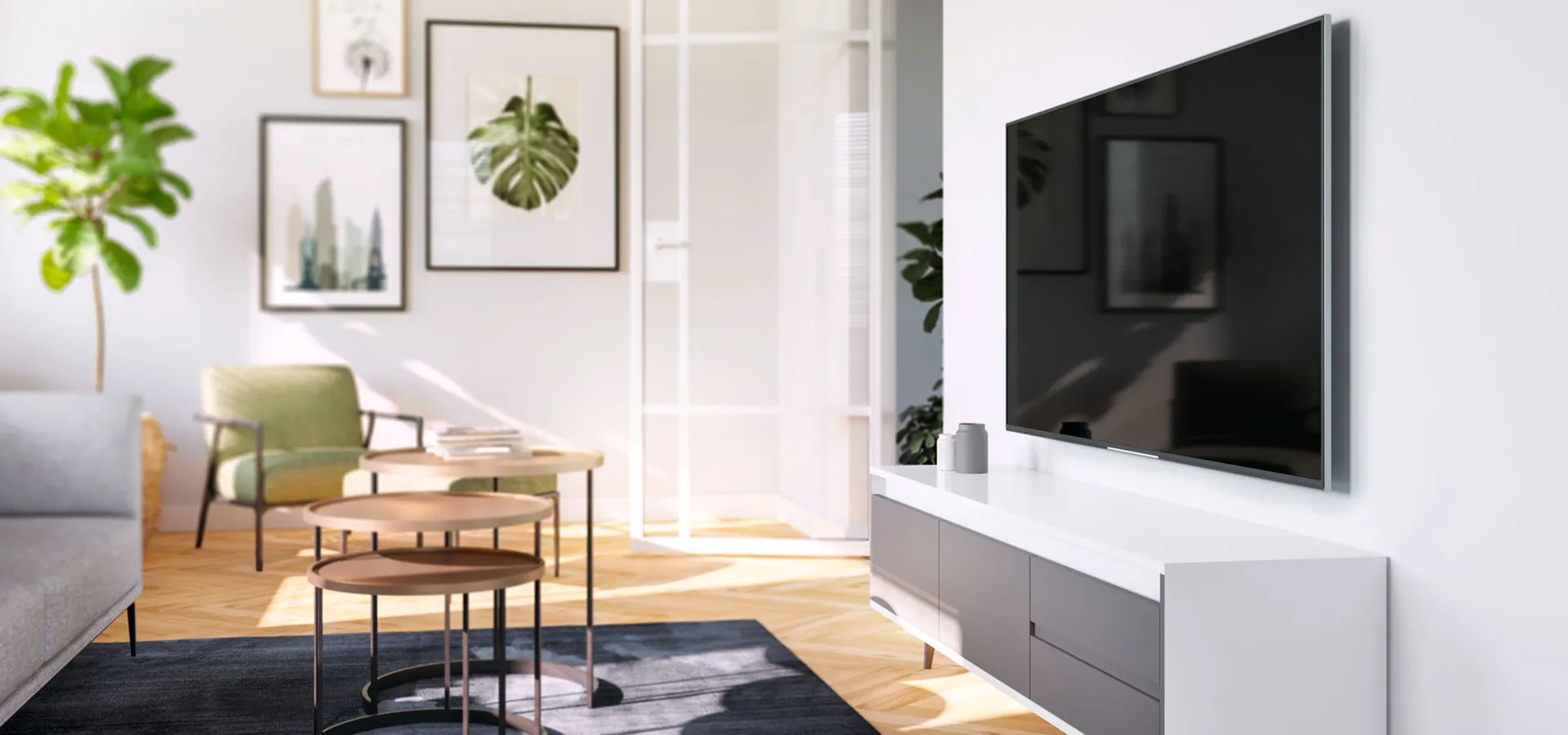 Category TV wall mounts flat against the wall fixed position | Vogel's 