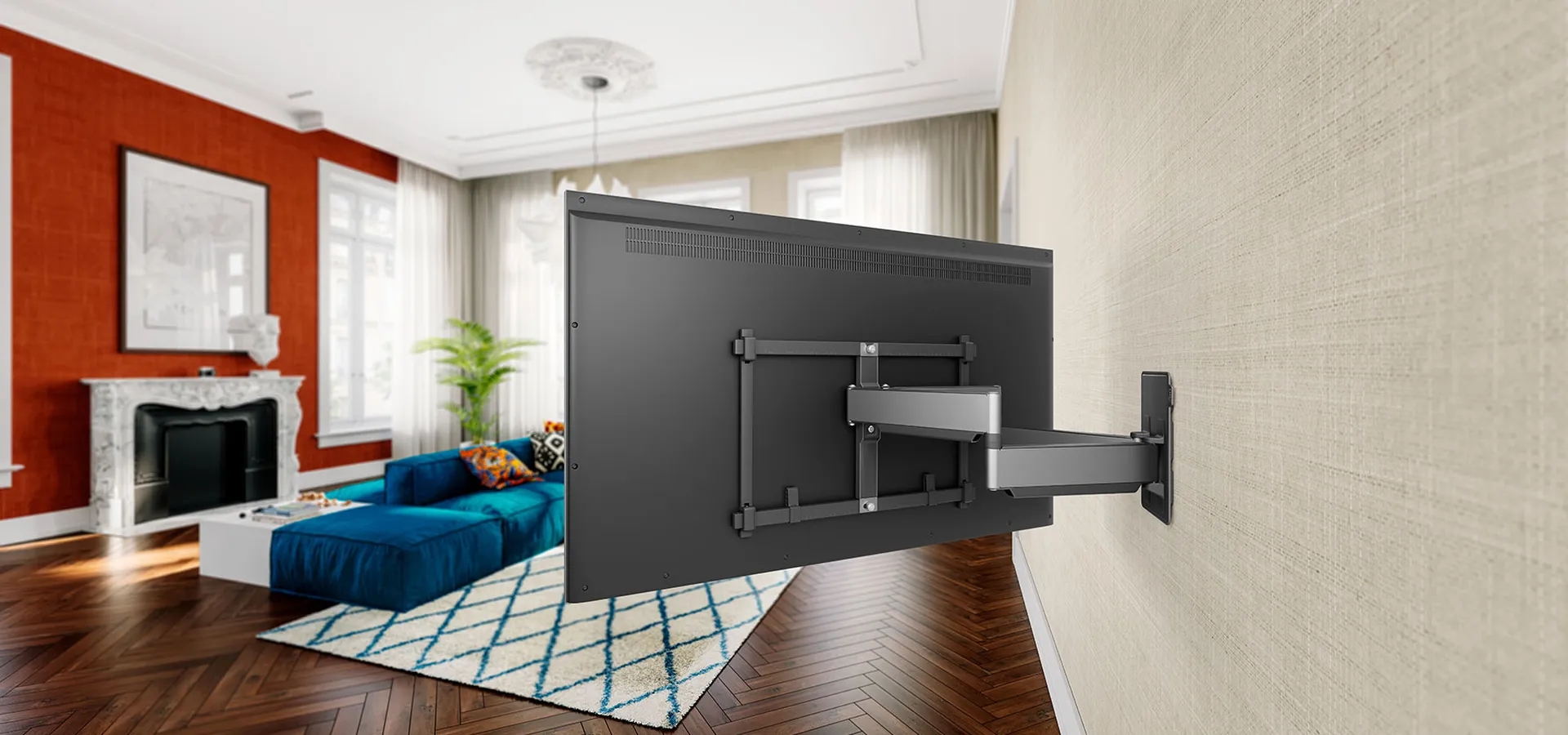 ELITE tv beugel in de woonkamer | Vogel's