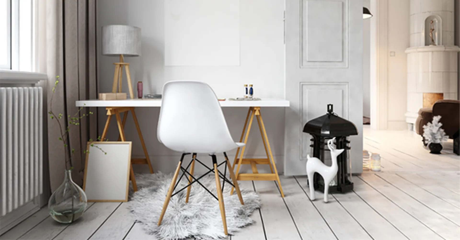 General ambiance white living room | Vogel's