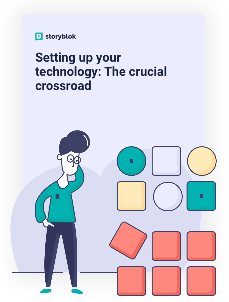 The cover for a whitepaper titled "Best-of-Breed or All-in-One: Setting Up Your eCommerce Marketing Technology"