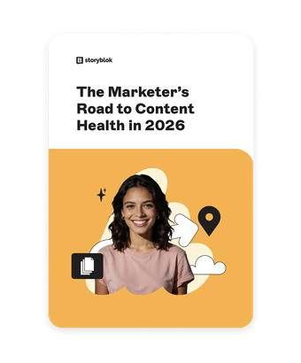 preview of the whitepaper about content health featuring a picture of a smiling woman