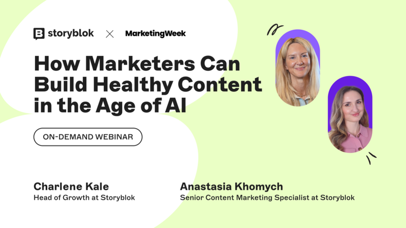 Thumbnail for webinar: How Marketers can build healthy content in the age of AI
