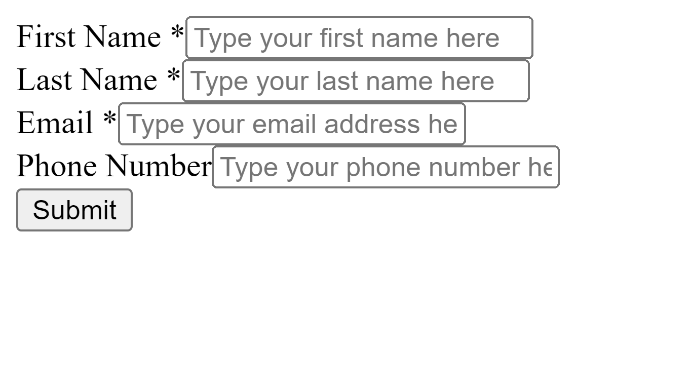 Dynamic form with Storyblok