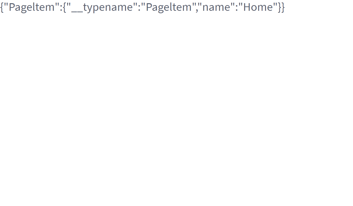 GraphQL query in browser