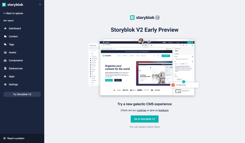 How to switch to Storyblok v2 