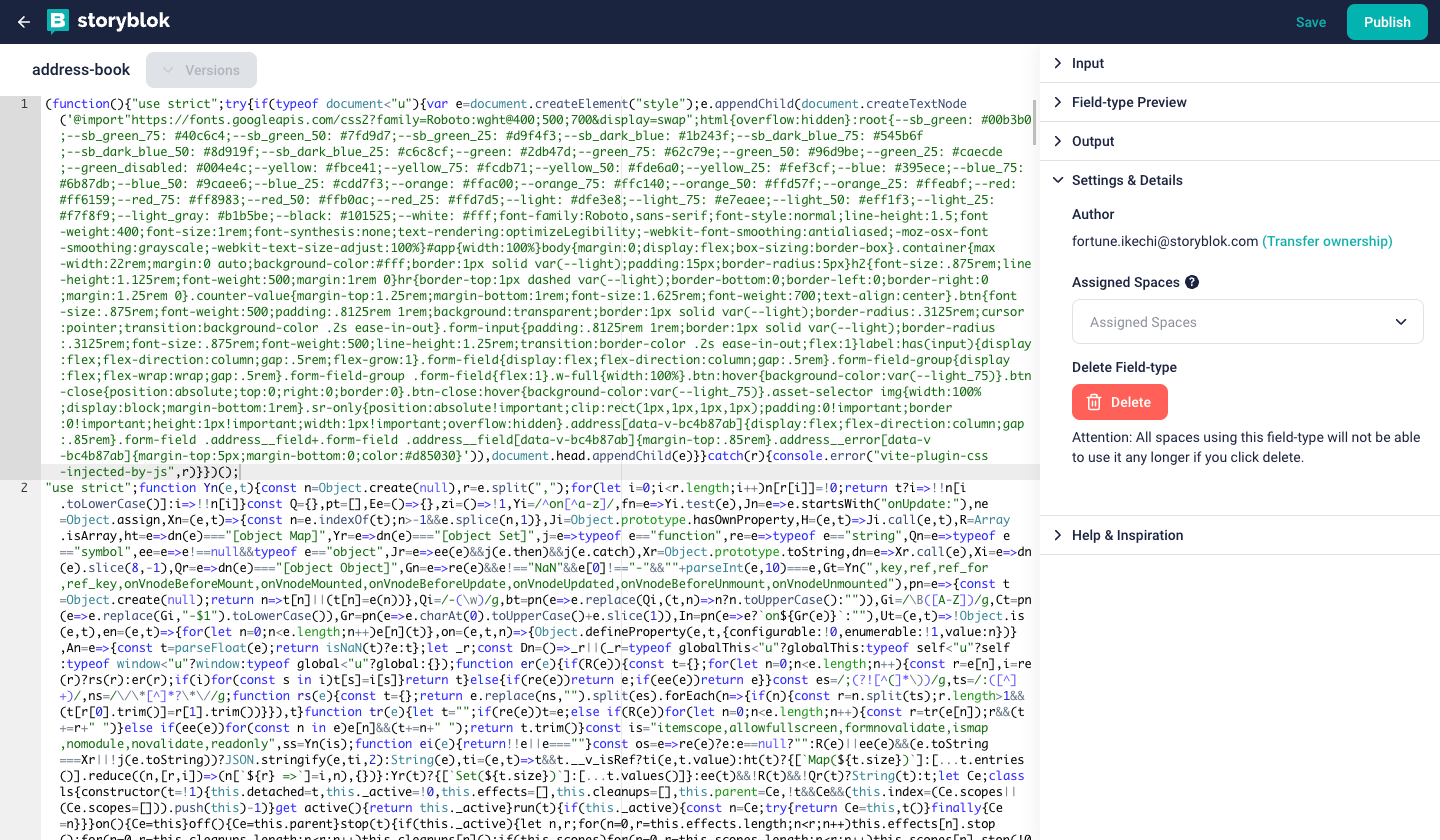 assigning a plugin to space