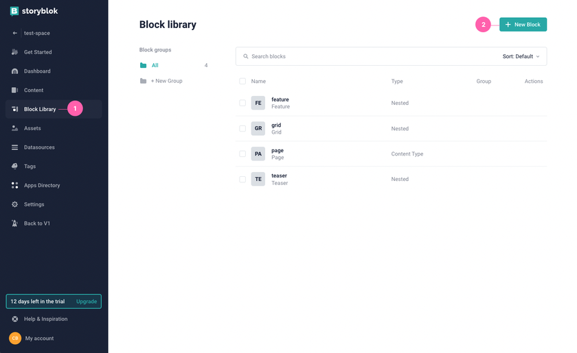 Storyblok editing capabilities