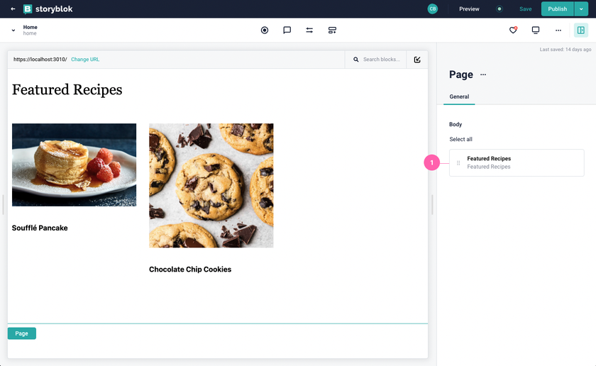 Storyblok editing capabilities