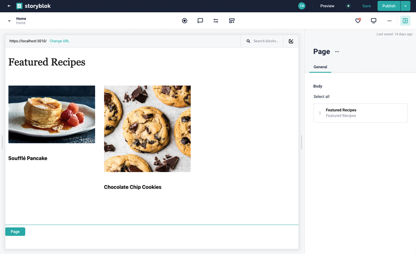 Storyblok editing capabilities