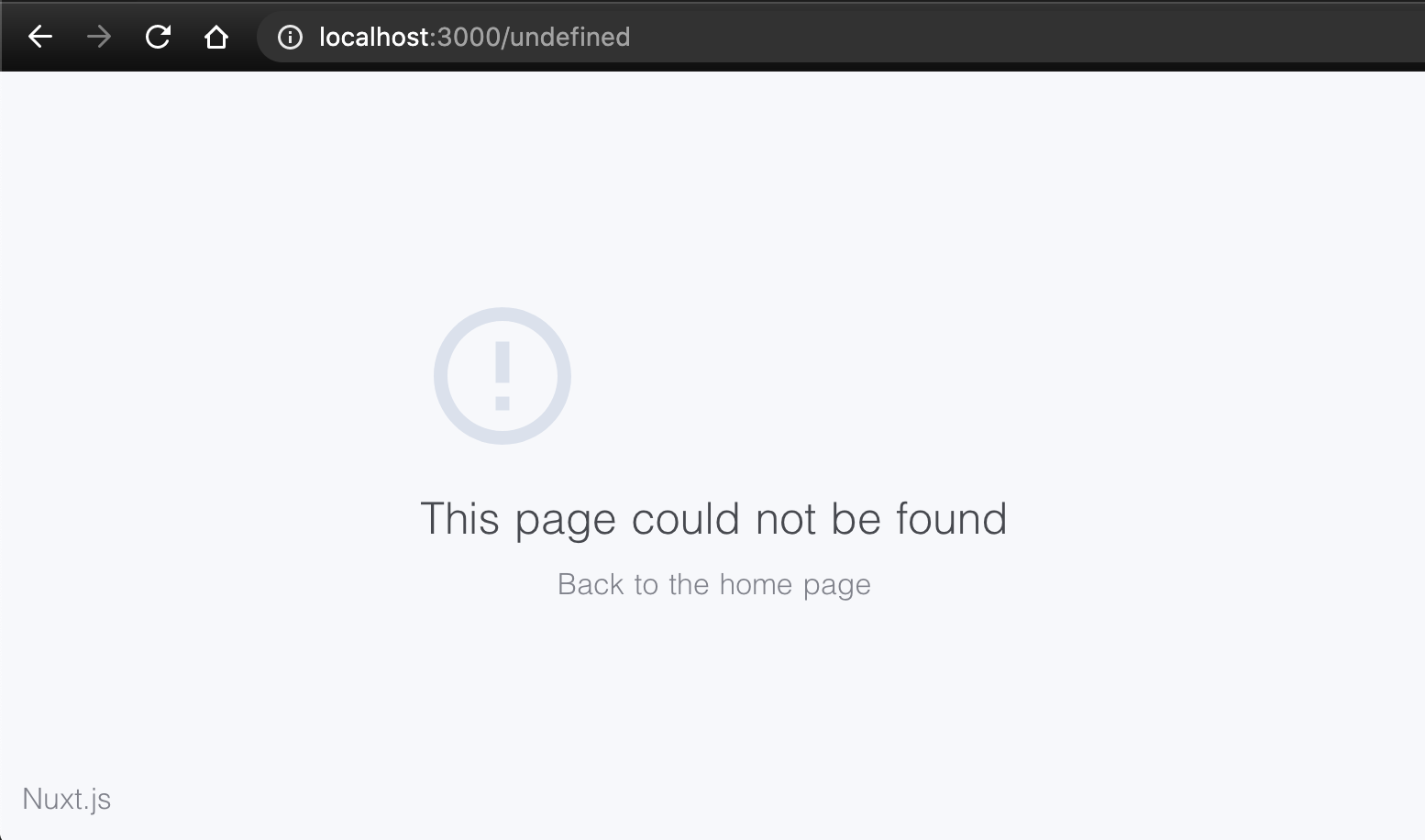 Article detail page with initial error.