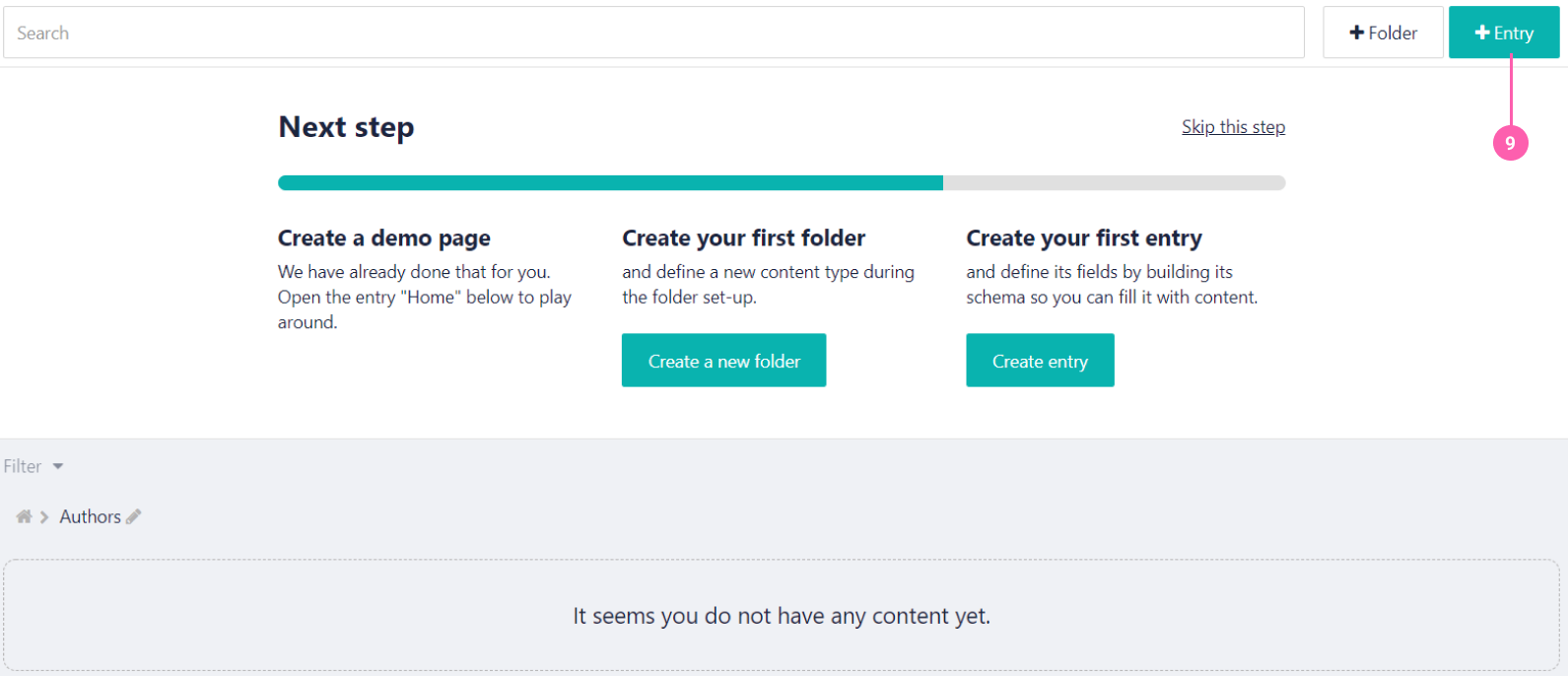 Add Author Entry