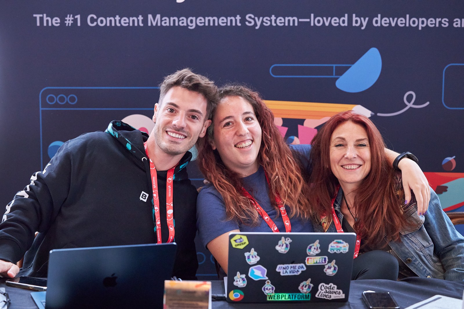 photo of Storyblok team during the event