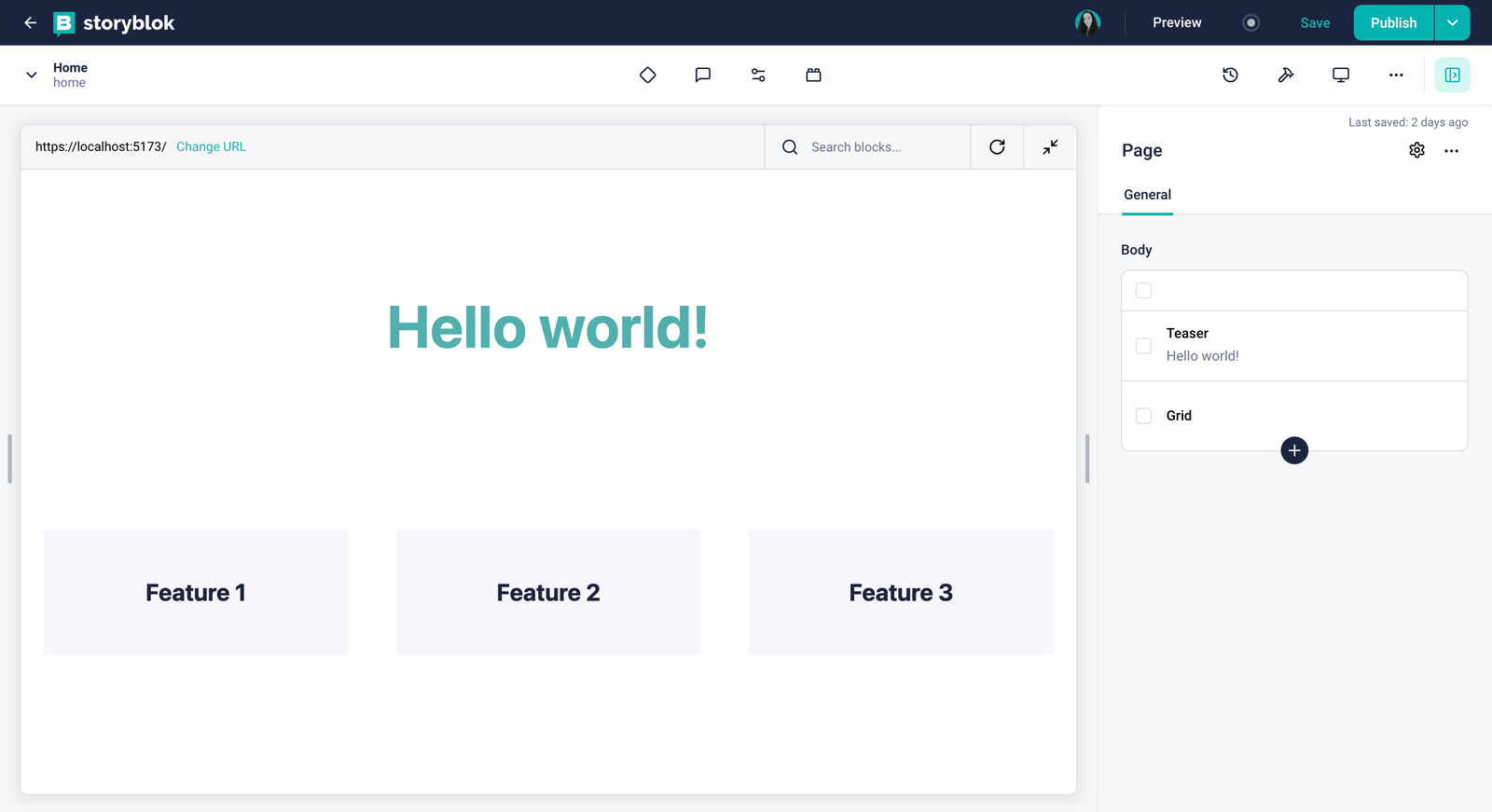 Qwik app integrated into the Storyblok Visual Editor