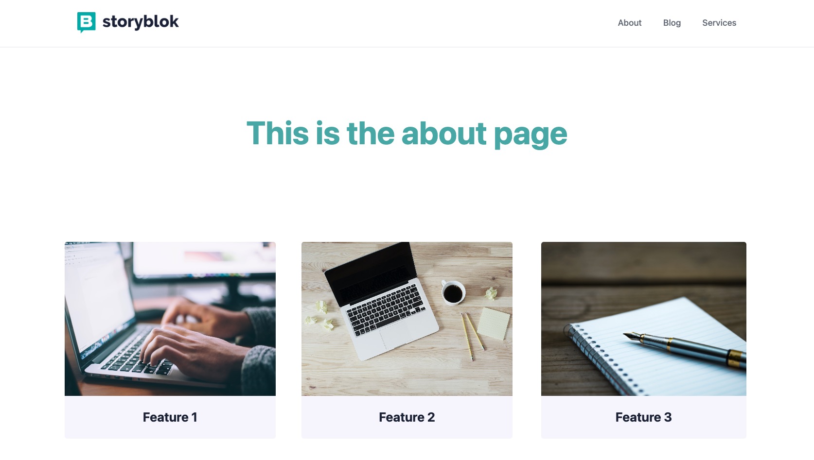 Features with Images