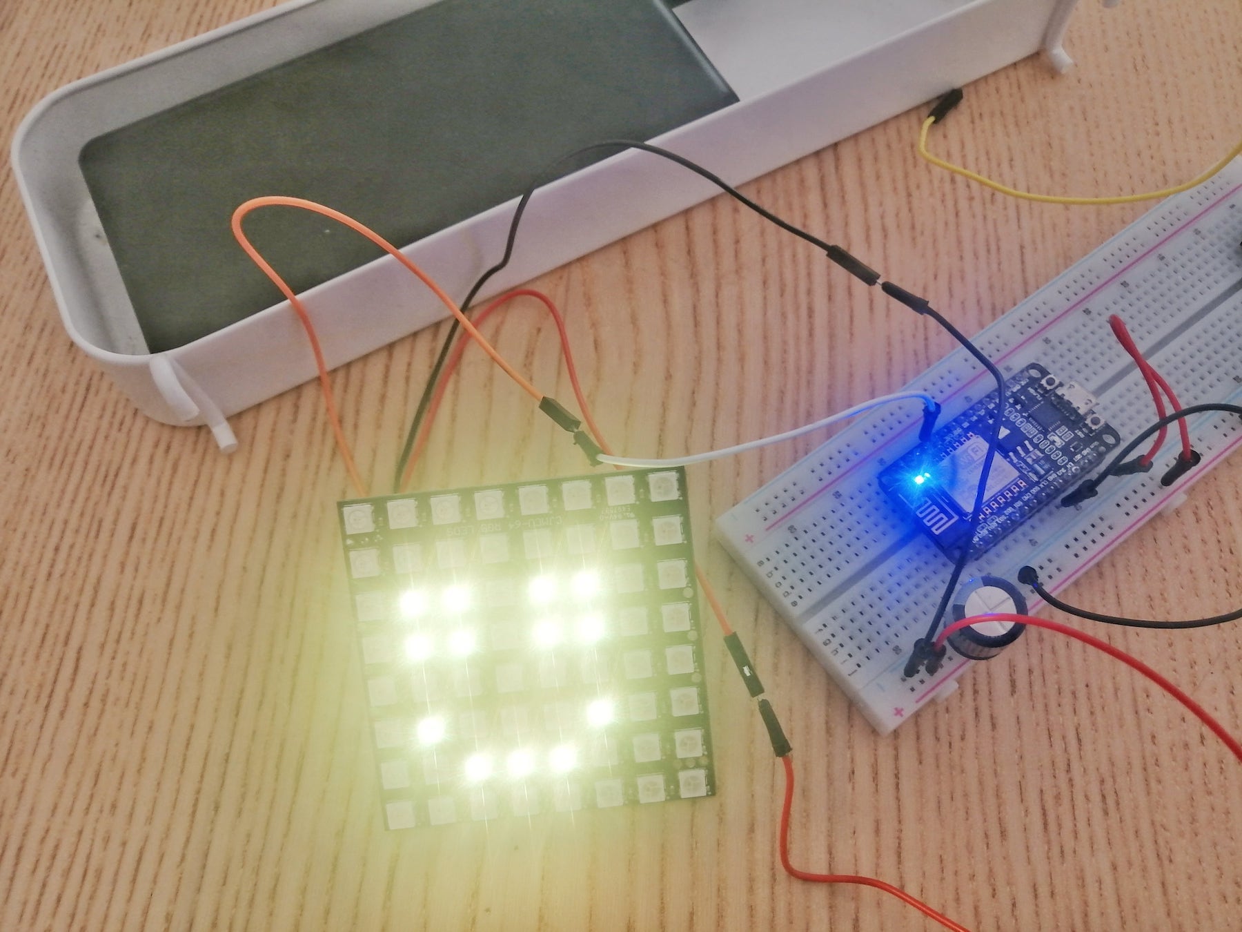 LED prototype breadboard