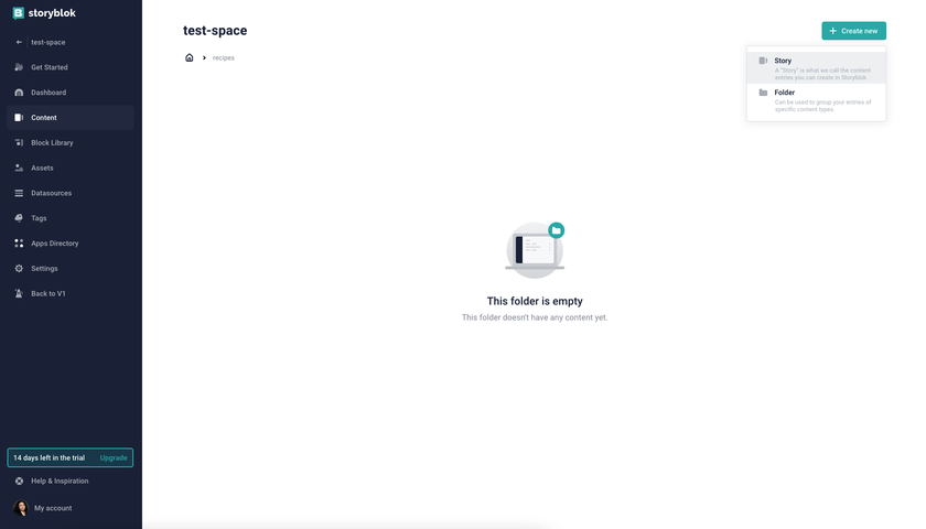 Storyblok editing capabilities