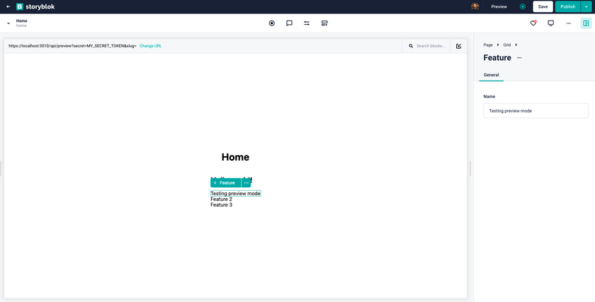Inside Preview Mode