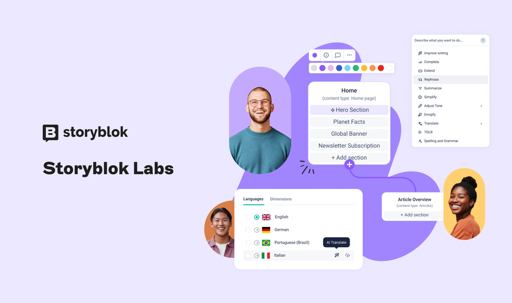 Access Storyblok's latest features | Storyblok