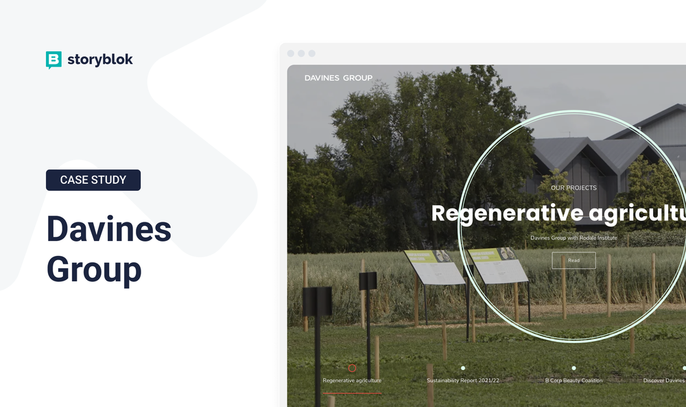 Davines Group Storyblok