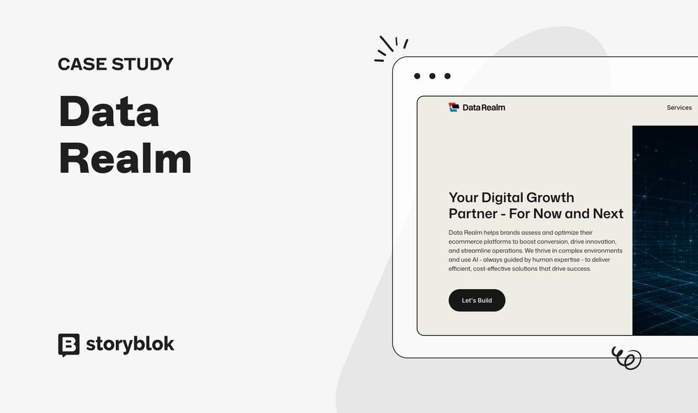 Data Realm | Storyblok Case Study