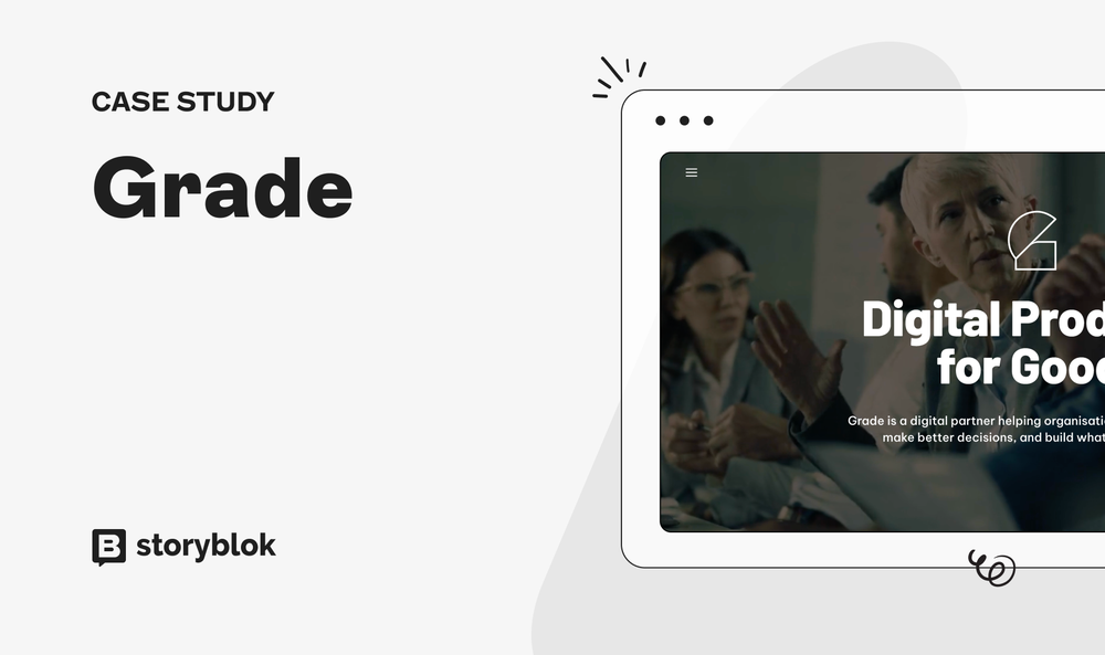 Grade Website | Storyblok Case Study