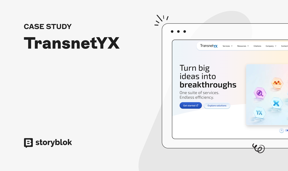 Transnetyx Kit TransnetYX | Storyblok Case Study