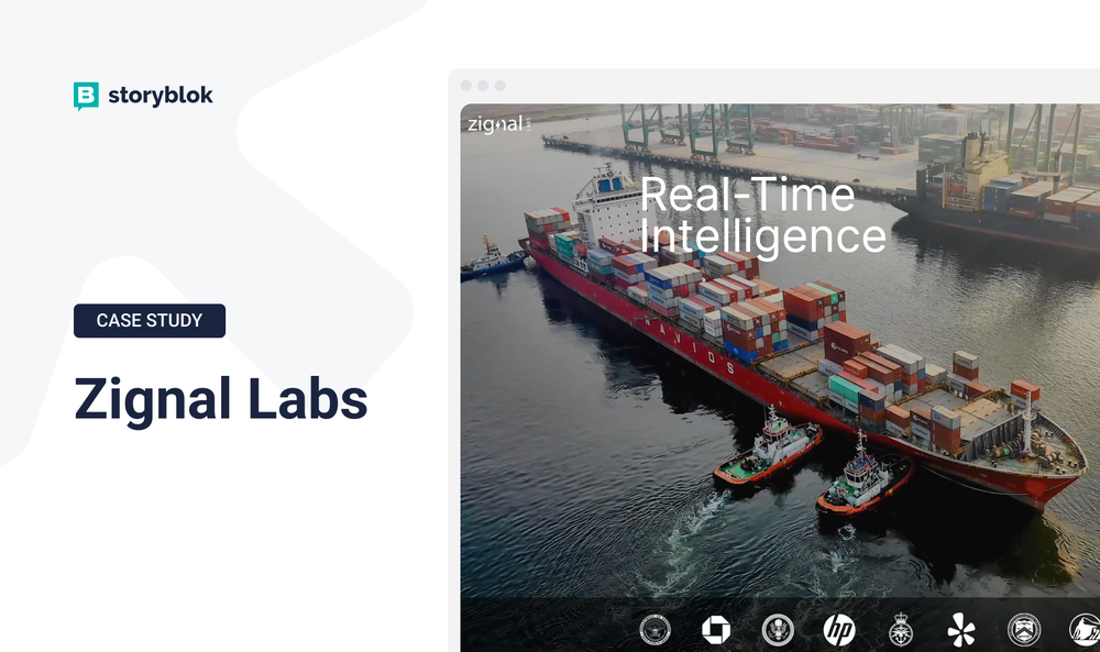 Zignal Labs Case Study Storyblok