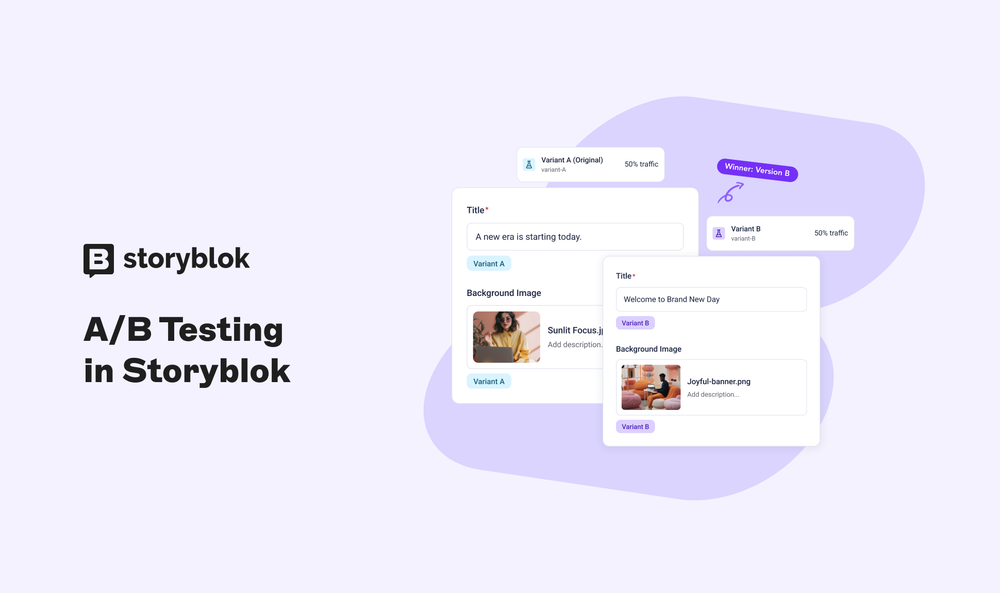Experiment where content lives with Storyblok's native A/B Testing ...