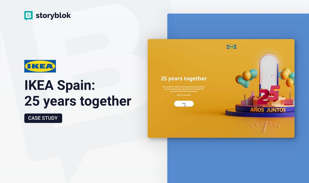 IKEA Spain 25 years together Storyblok