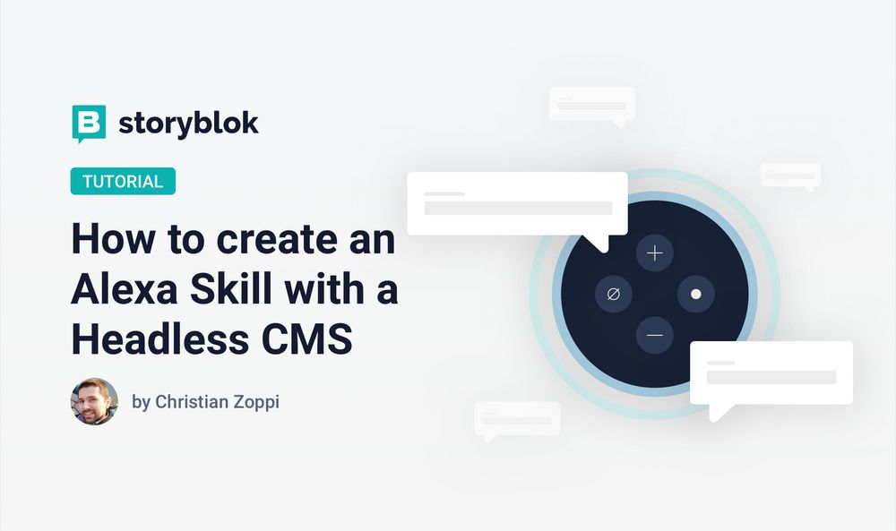 How to create an Alexa Skill with a Headless CMS | Storyblok Tutorial