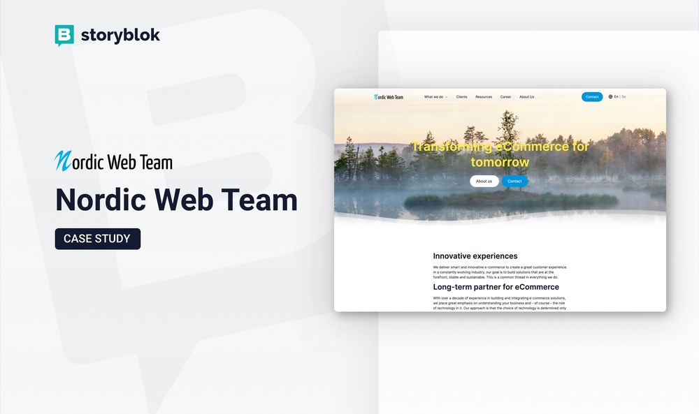 Nordic Web Team | Storyblok Case Study
