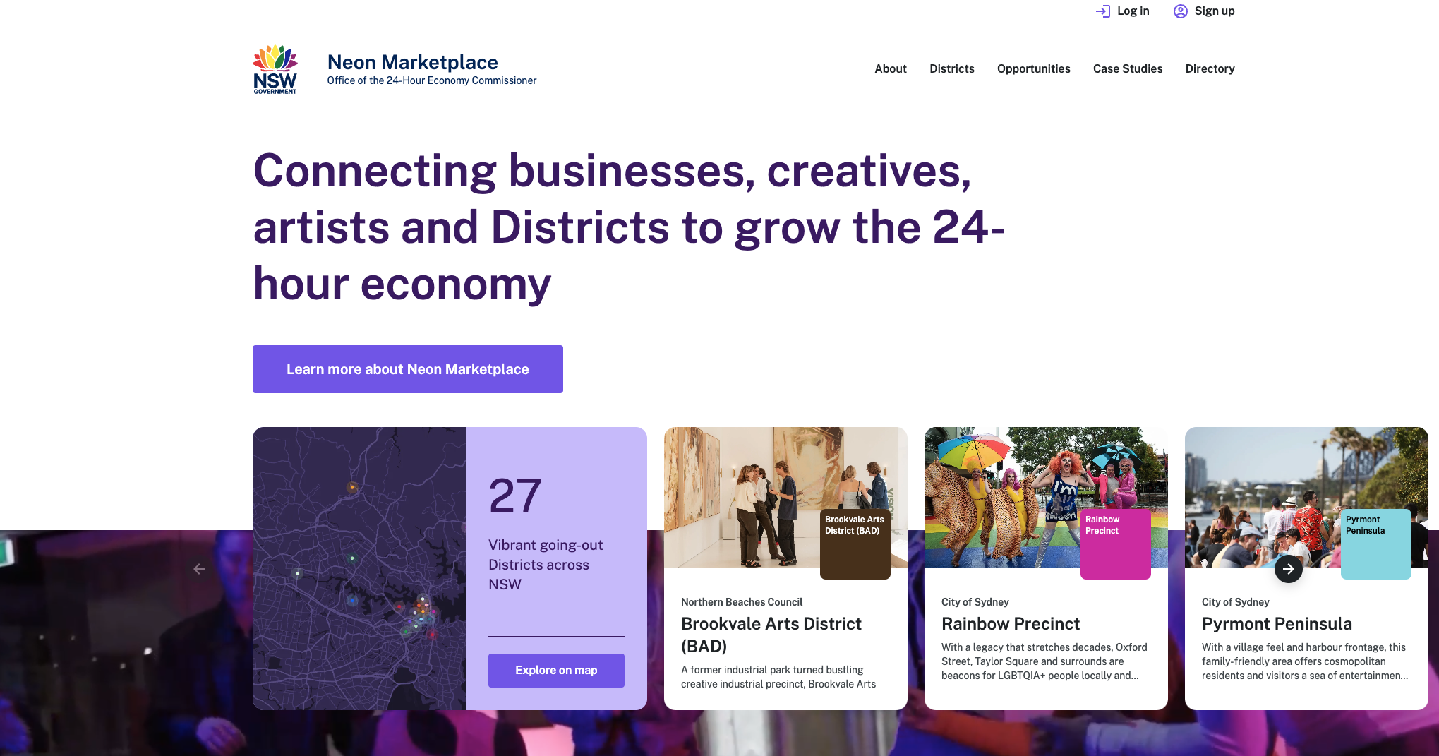 Neon Marketplace Screenshot