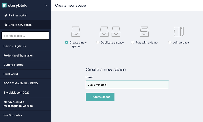 Storyblok editing capabilities