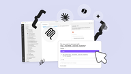A digital illustration showing a software interface with settings, icons, and a dialogue box asking to proceed with an action.