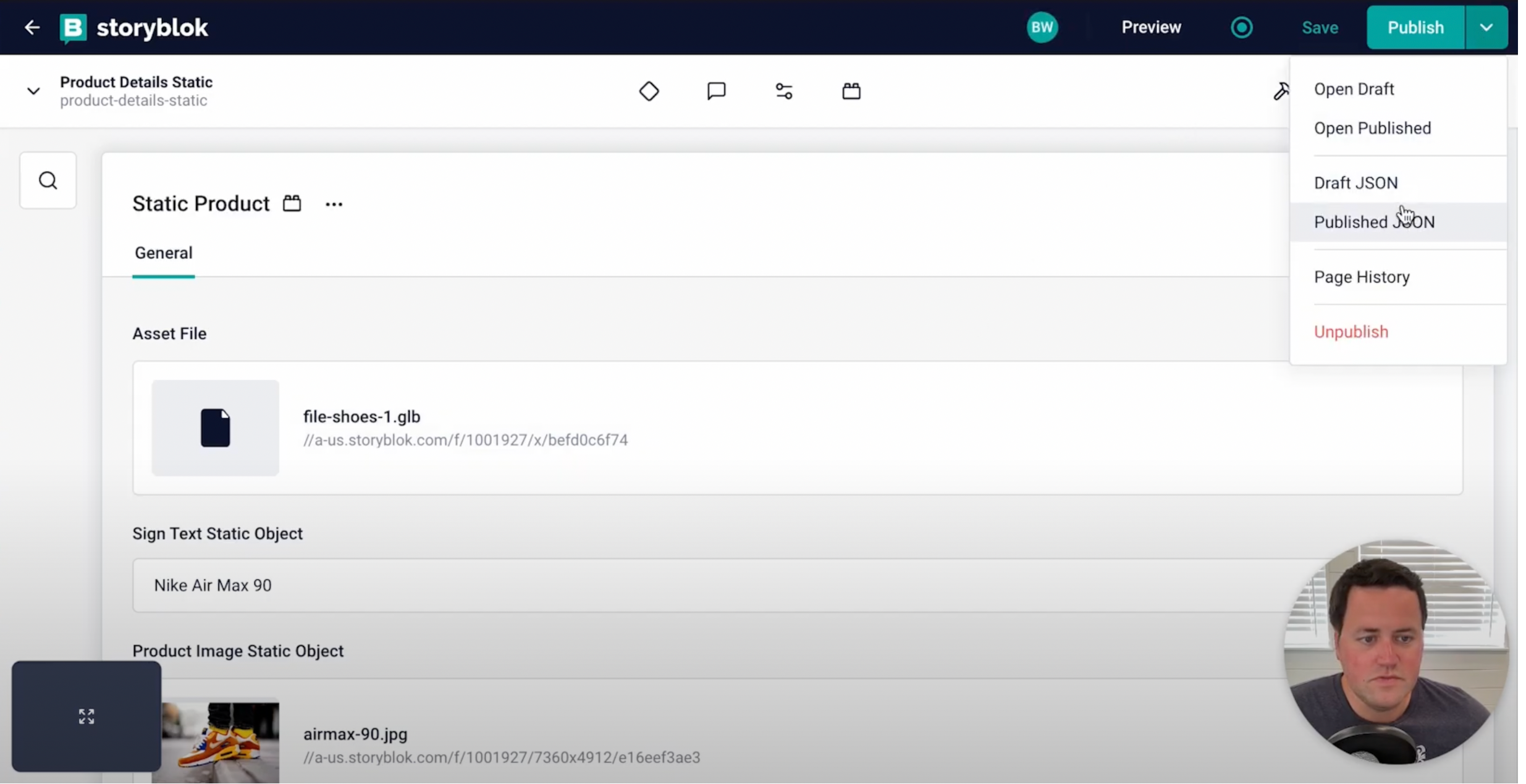 creating an API call between Storyblok and bubble.io