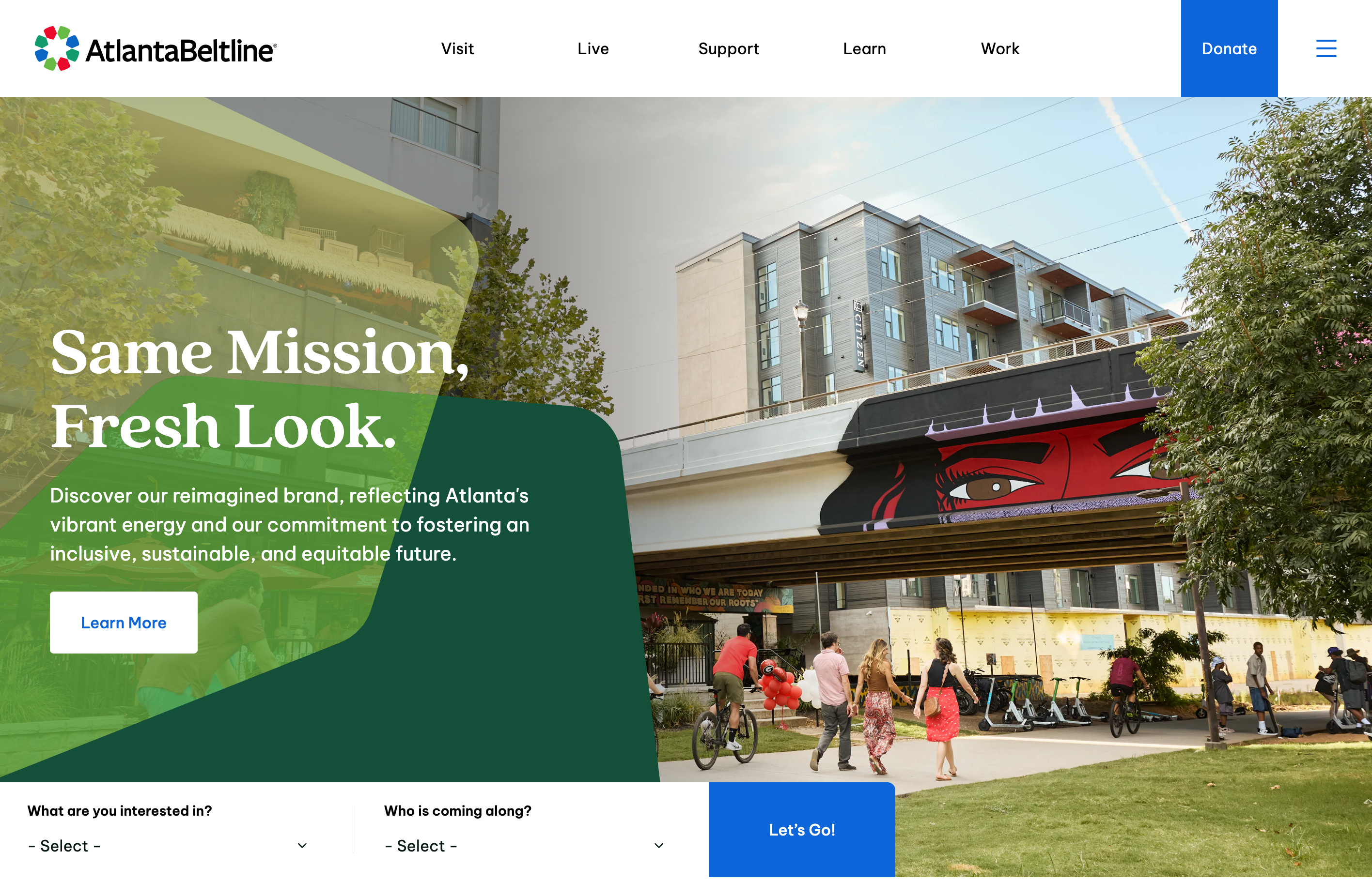 Atlanta Beltline's Website - November 2024